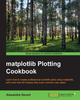 Alexandre Devert Matplotlib Plotting Cookbook