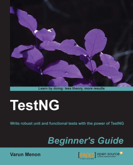 Varun Menon - TestNG Beginners Guide