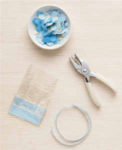 FOR CONFETTI BAGS Trim a piece of card stock the same size of the base of your - photo 10