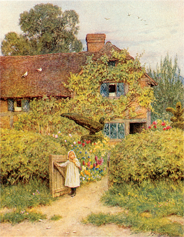 XIV Helen Allinghams painting of Peacock Cottage in West Horsley Surrey from - photo 16