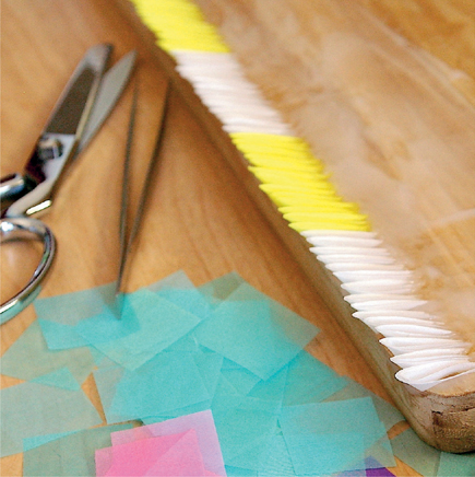 Here is a traditional Tsumami Kanzashi in progress with pre-folded petals - photo 10