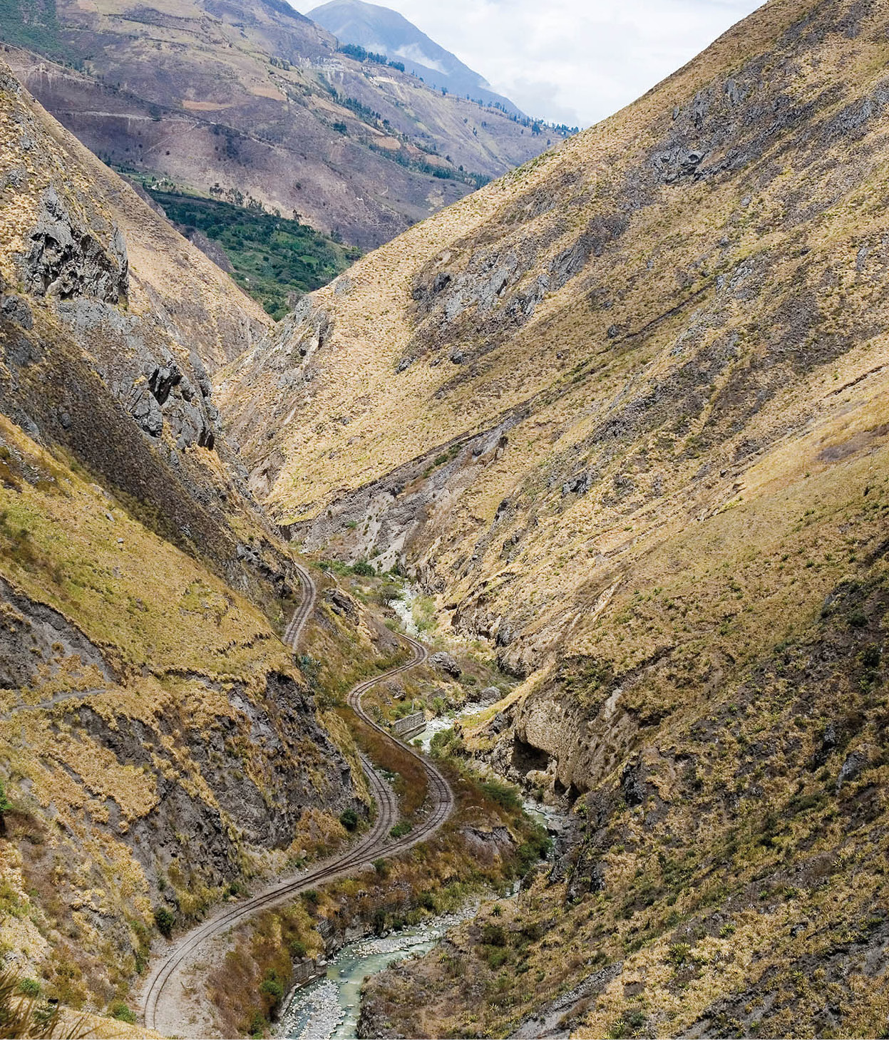 Train journey along the Devils Nose Avenue of Volcanoes Ecuador Corrie - photo 5