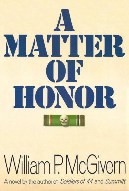William McGivern - A Matter of Honor