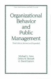 title Organizational Behavior and Public Management Public Administration - photo 1