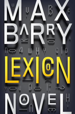 Max Barry - Lexicon: A Novel