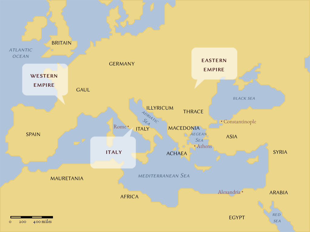 Map 2 Western Empire Map 3 Eastern Empire - photo 1