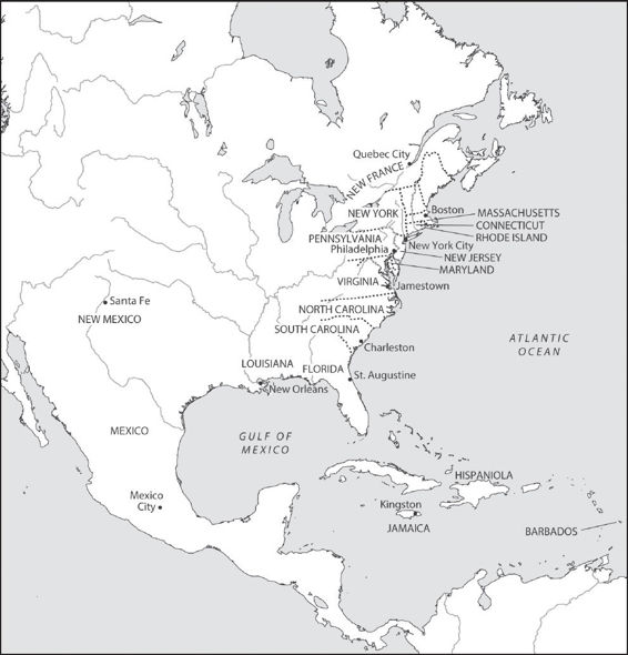 North America and the Caribbean circa 1720 Map by Bill Nelson AMERICAN - photo 2