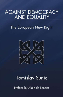 Tomislav Sunic Against Democracy and Equality