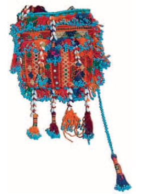 Uzbek bag with accessory objects R John Howe accessory stitches Functional - photo 6