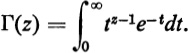 This integral formula is convergent only when the real part of z is positive - photo 3