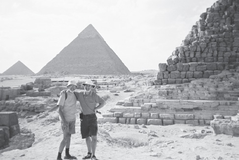 Figure I1 Authors Lloyd Dickie and Paul Boudreau at the base of thePyramid of - photo 2