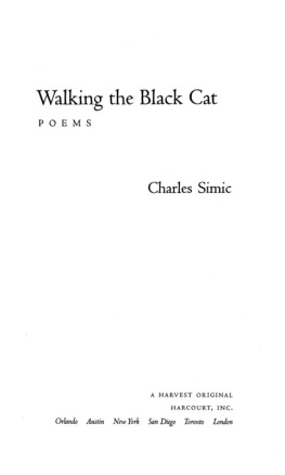 Simic Walking the black cat : poems