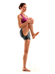 The essential center of the Standing knee pose is to keep the stomach muscles - photo 2