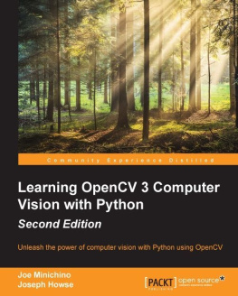 Joe Minichino Learning OpenCV 3 Computer Vision with Python