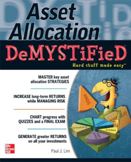 Paul Lim - Asset Allocation DeMystified: A Self-Teaching Guide