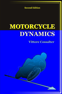 Vittore Cossalter - Motorcycle Dynamics