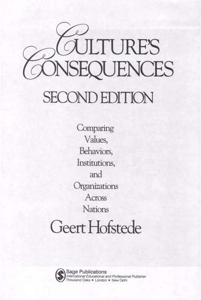 Copyright 2001 by Geert Hofstede All rights reserved No part of this book - photo 1