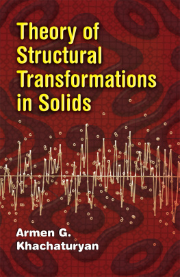 Khachaturyan Theory of Structural Transformations in Solids