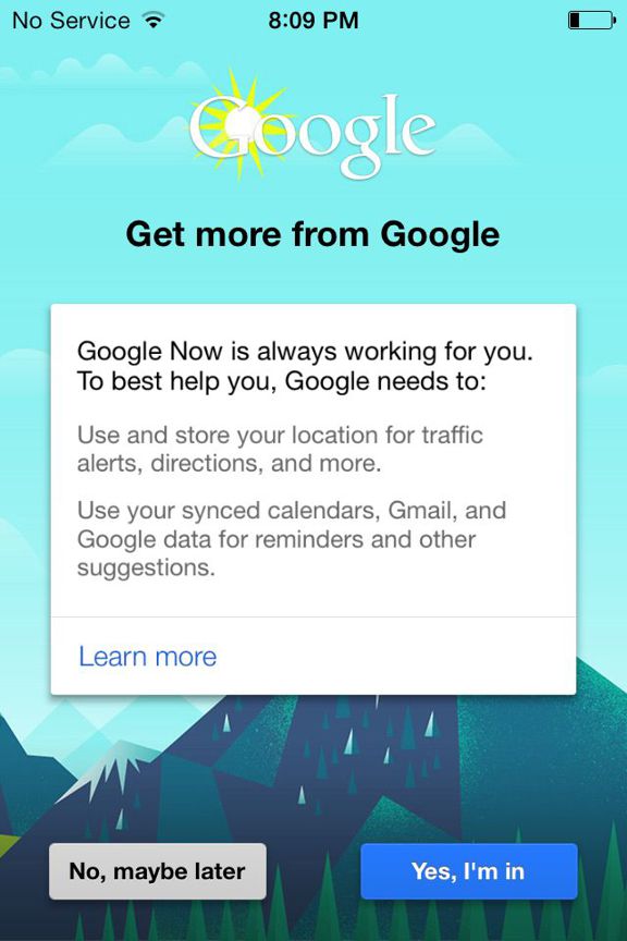 To get the full Google Now experience you need to use several Google services - photo 10