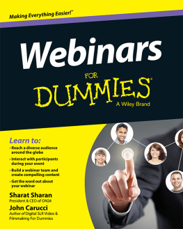 Sharat Sharan Webinars For Dummies