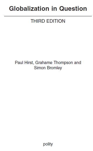 Copyright Paul Hirst Grahame Thompson and Simon Bromley 2009 The right of Paul - photo 2