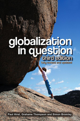 Paul Hirst Globalization in Question