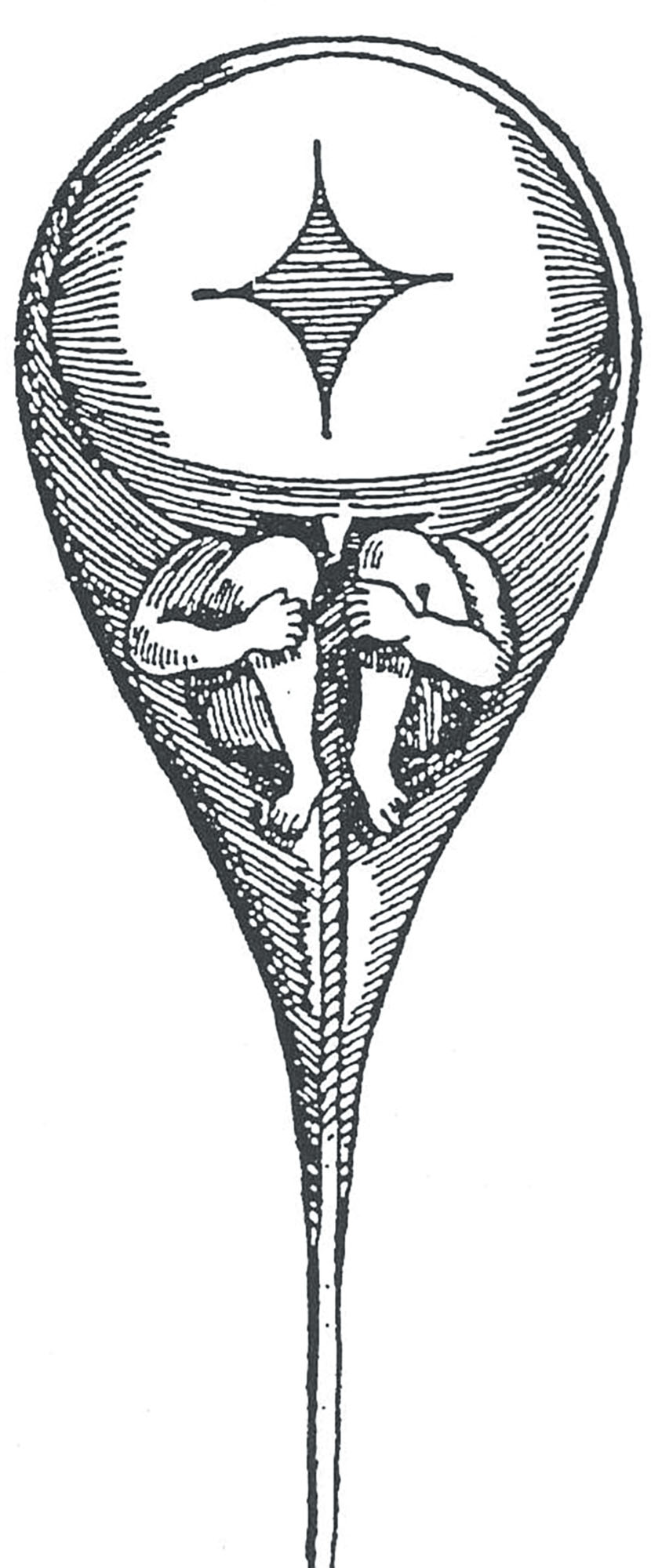 This homunculus wrapped inside human sperm was drawn by Nicolaas Hartsoeker - photo 1