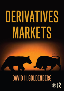 David Goldenberg - Derivatives Markets