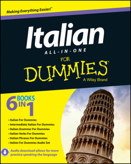 Italian All-in-One For Dummies (For Dummies (Language & Literature))