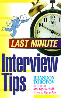 title Last Minute Interview Tips author Toropov Brandon - photo 1