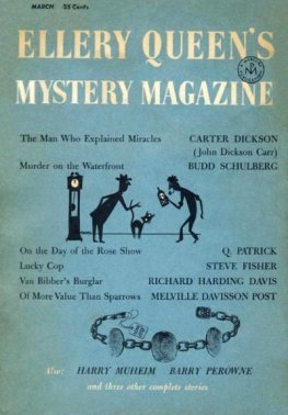 Stanley Anton - Ellery Queen’s Mystery Magazine. Vol. 27, No. 3. Whole No. 148, March 1956