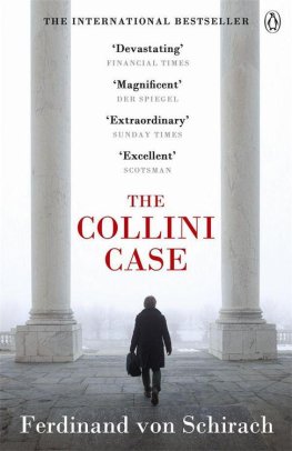 Ferdinand von Schirach The Collini Case