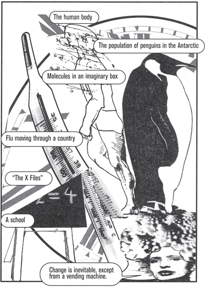 The human body The population of penguins in the Antarctic Molecules in an - photo 10