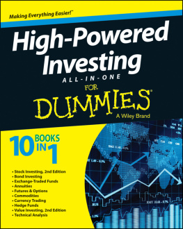 Consumer Dummies High-Powered Investing All-in-One For Dummies