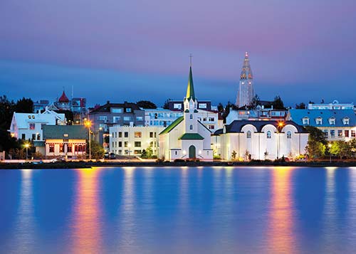 Reykjavk during twilight blue hour Day 1 Explore downtown Reykjavk and - photo 6