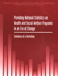 title Providing National Statistics On Health and Social Welfare Programs - photo 1