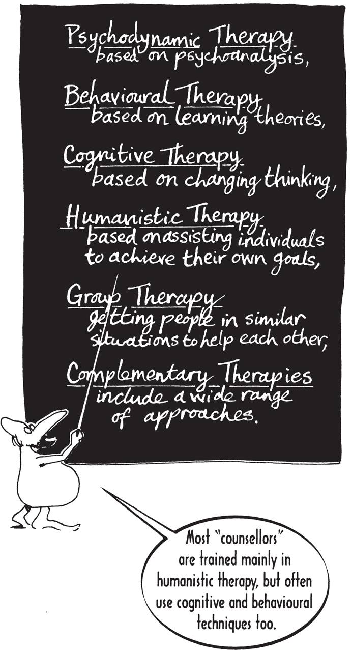 Most counsellors are trained mainly in humanistic therapy but often use - photo 6