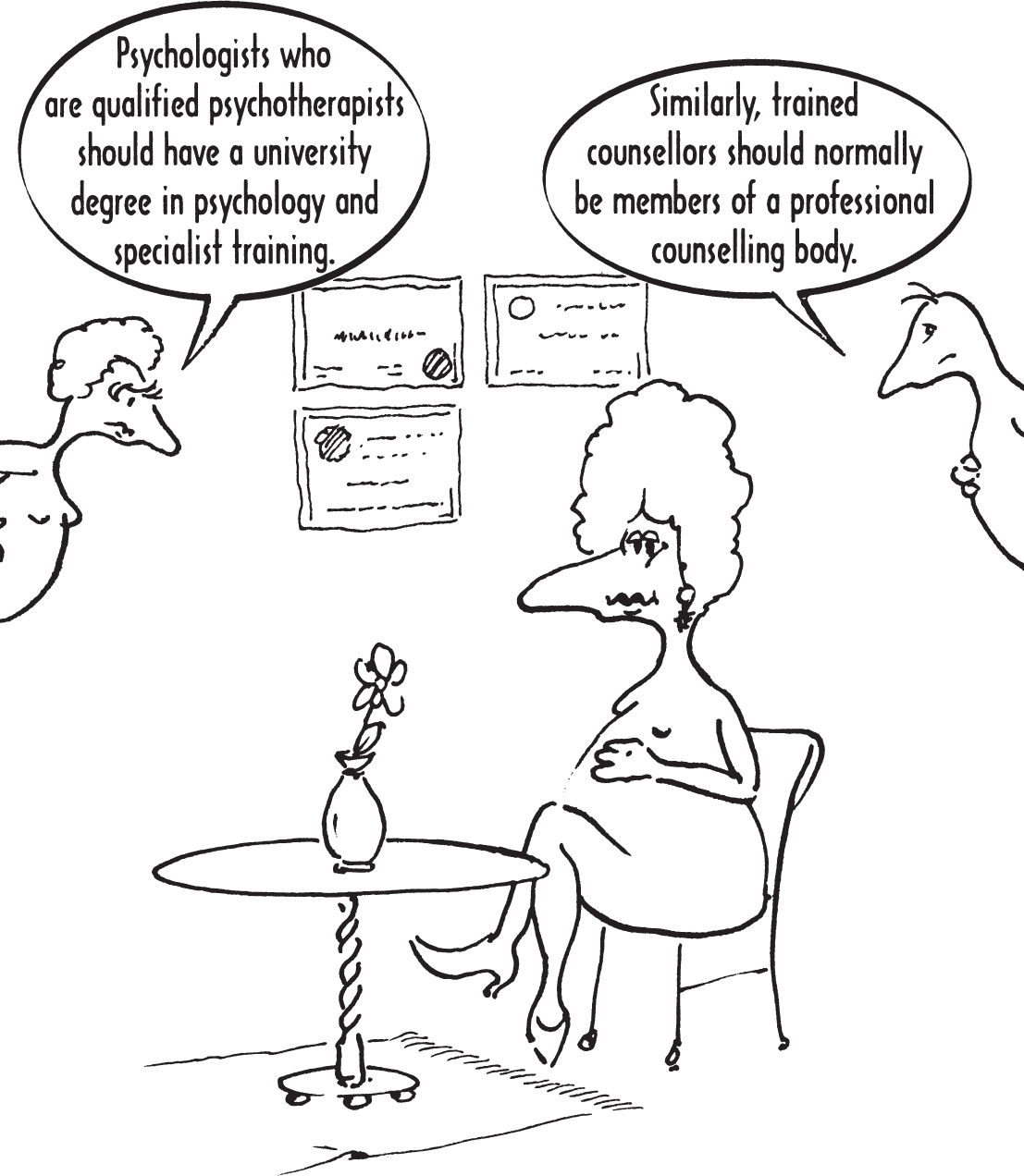 Psychologists who are qualified psychotherapists should have a university - photo 7