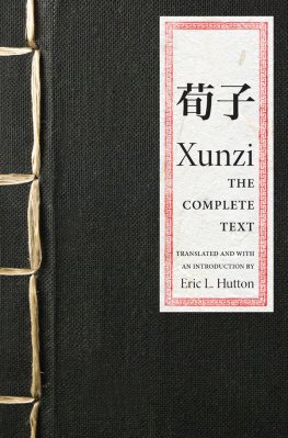 Xunzi Xunzi: The Complete Text