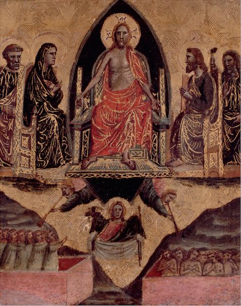 Christ sits in judgment as imagined by an artist of the fourteenth-century - photo 6