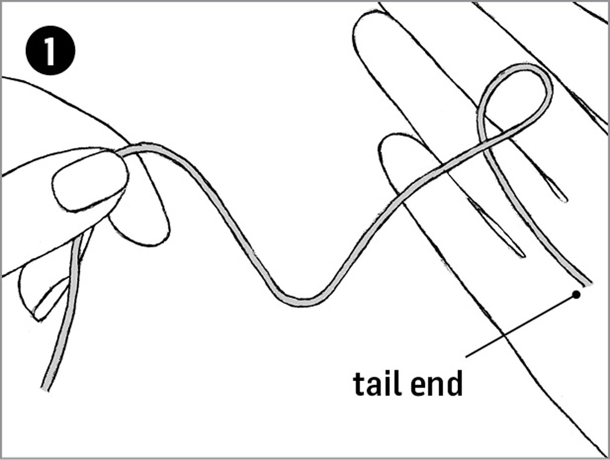 Reach through the loop a grab the long yarn and pull a new loop through the - photo 4