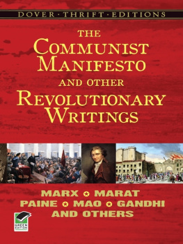 Robert Blaisdell The Communist Manifesto and Other Revolutionary Writings