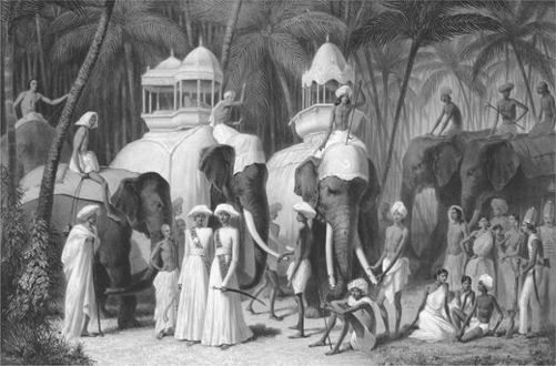 lphants du Radja de Travancor Elephants of the Rajah of Travancore 1848 - photo 1