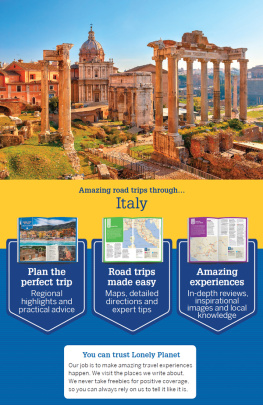 Lonely Planet Lonely Planet Grand Tour of Italy Road Trips