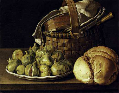 Luis Egidio Melndez Still-life with Figs and Bread 1760s oil on canvas - photo 8