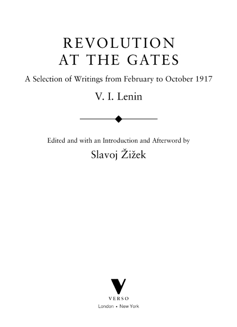 First published by Verso 2002 Introduction and afterword Slavoj iek 2002 - photo 2