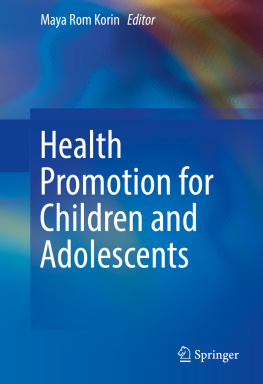 Maya Rom Korin - Health Promotion for Children and Adolescents