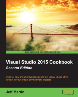 Jeff Martin Visual Studio 2015 Cookbook