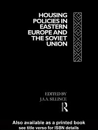 title Housing Policies in Eastern Europe and the Soviet Union author - photo 1