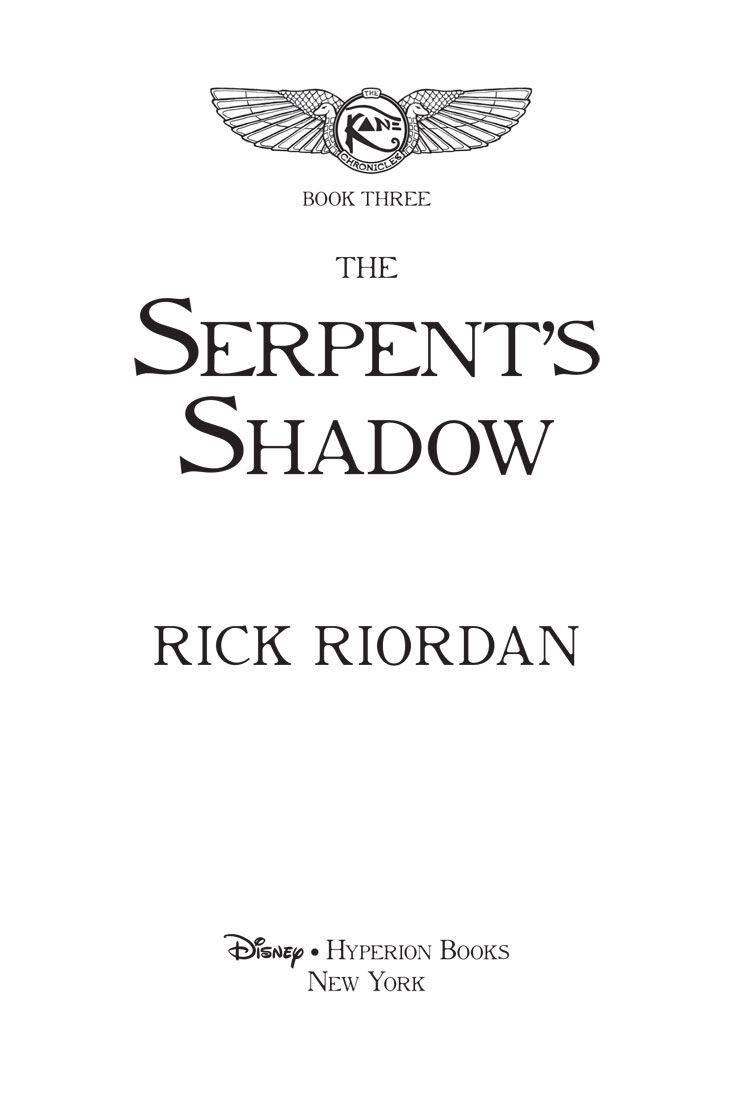 Text copyright 2012 by Rick Riordan Hieroglyph art by Michelle Gengaro-Kokmen - photo 2